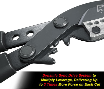 Loppers for Tree Trimming Heavy Duty, 26-40 Inch Handle Telescopic Tree Trimmer, Sync Drive Power