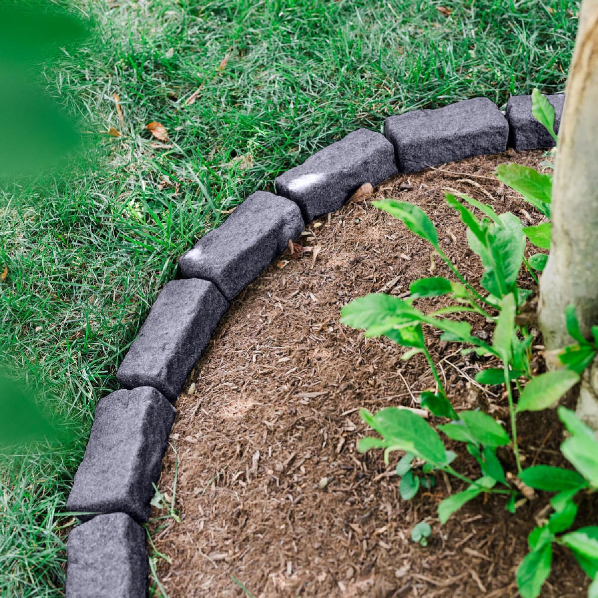 Beuta Landscape Edging | Garden Edging Border | Faux Stone Bricks for Lawn edging, Flower beds