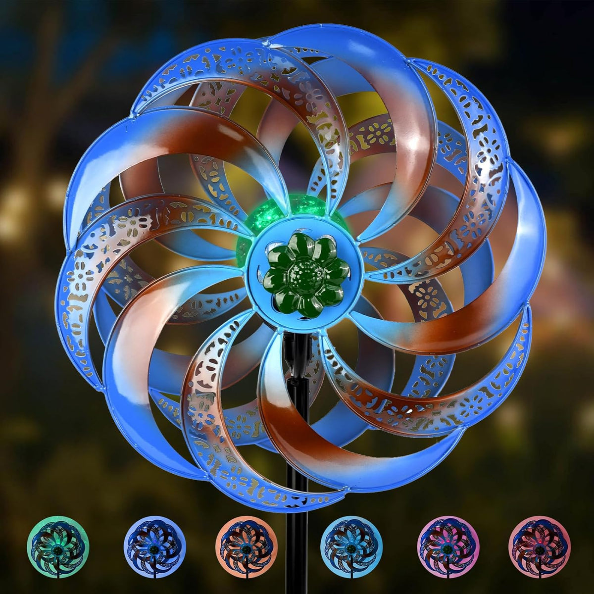 Wind Spinners Outdoor Clearance for Yard and Garden Metal Wind Spinners Outdoor 75 in Kinetic Art