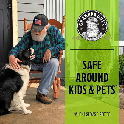 Grandpa Gus's Rodent Repellent Spray, Peppermint & Cinnamon Oil, Prevents Mouse/Rats from Nesting &