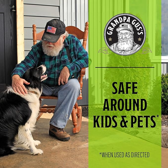 Grandpa Gus's Rodent Repellent Spray with Sprayer, Natural Peppermint & Cinnamon Oils Repel Mice
