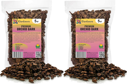 GARDENERA New Zealand Pinus Radiata Bark - 10 Quart - Organic Hand Mixed New Zealand Orchiata Pine