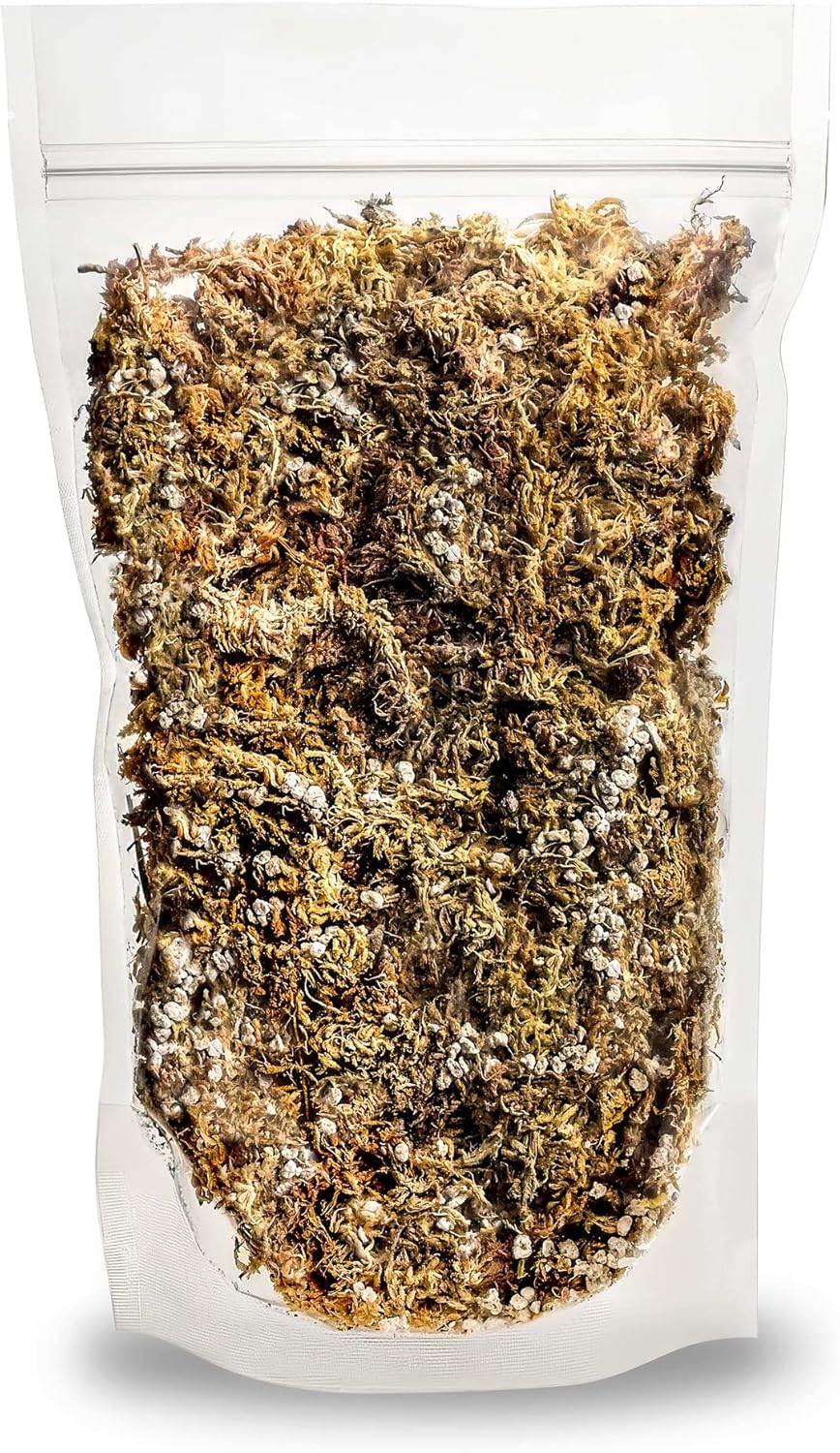 Gardenera Sphagnum Moss Potting Mix for Carnivorous Plants, Moss and Perlite Blend for Potting
