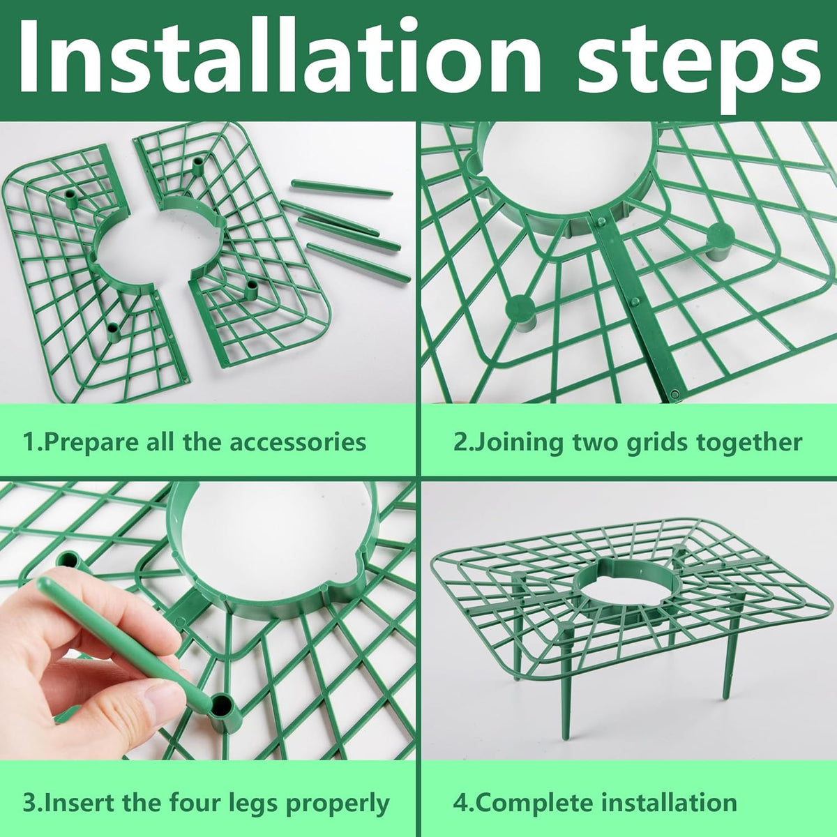 Iceyyyy 12 Packs Square Strawberry Supports-Strawberry Growing Racks- Plant Support Strawberry