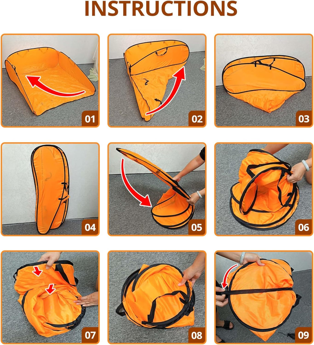 2 Pcs 140 Gallon Pop up Leaf Collector, Foldable Lawn Leaf Pick Up Bag Tool, Large Yard Dustpan