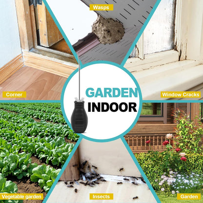 Diatomaceous Earth Powder Duster, Extendable Long Tubes from 5'' to 22'', Garden and Indoor, Large