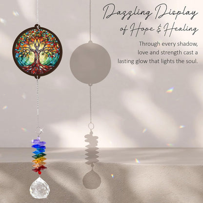 Memorial Suncatcher - Tree of Life Ornament - Sympathy Gift for Loss of Loved One - Bereavement
