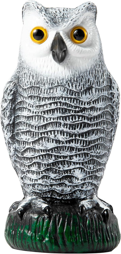 OFFO Bird Scare Devices Plastic Owl Scarecrow for Halloween Decorations Outdoor Garden, Yard, Pool