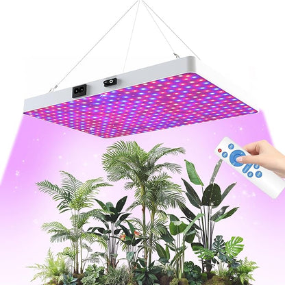 Remote Control LED Grow Light for Indoor Plants, Full Spectrum Plant Light for Indoor Growing with