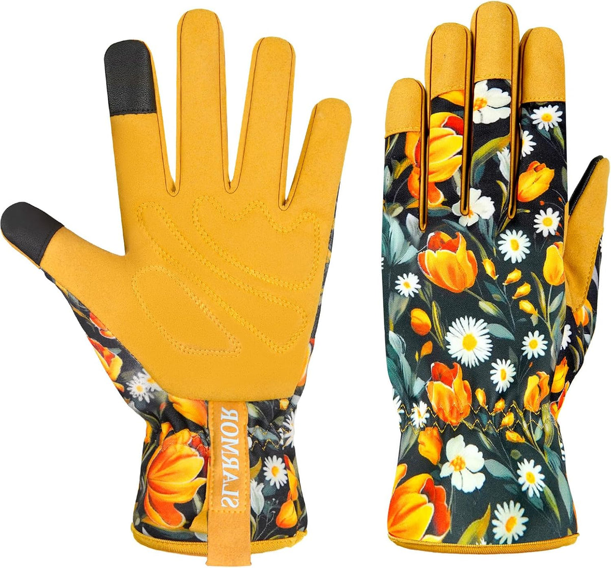 Leather-Gardening-Gloves for Women,Thorn-Proof Work-Gloves for Weeding,Digging,Planting,Pruning