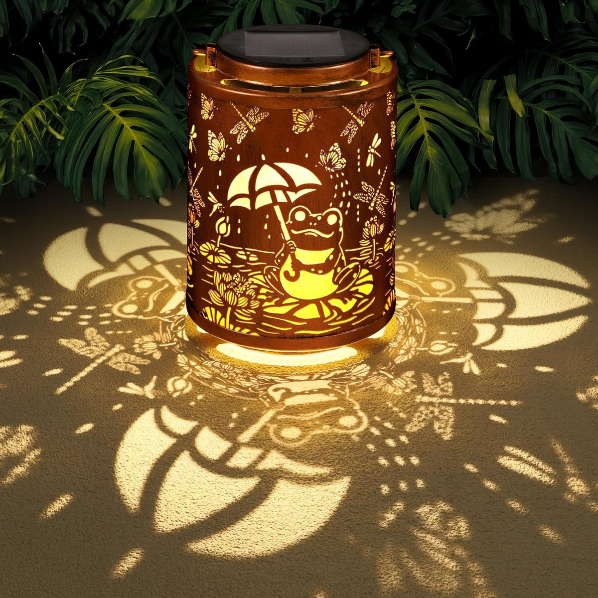 Solar Lanterns Garden Decor Birthday Gifts for Women Mon Grandma Metal Hanging Solar Lights