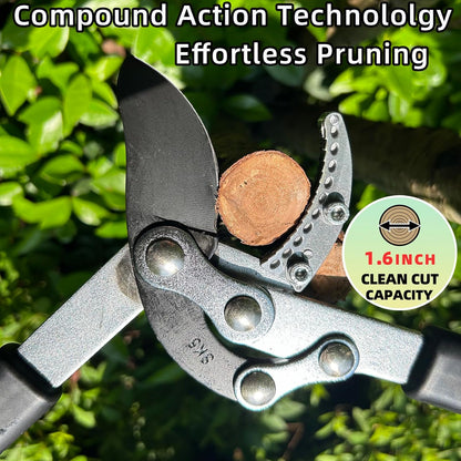 Loppers for Tree Trimming Heavy Duty Branch Cutter with Compound Action, Effortless Tree Pruner