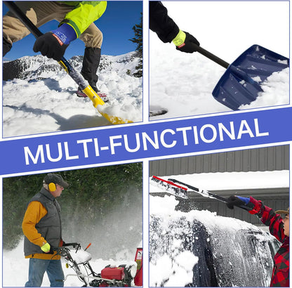 LOCCEF 2 Pairs Winter Work Gloves for Men and Women, Freezer Gloves for Work Below Zero, Thermal