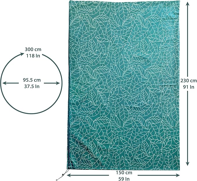 Plant Covers Freeze Protection 59"x91" in 2 Pack | Green Winter Frost Blankets for Outdoor Plants |