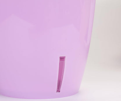 Santino 5.5 Inch ORCHIDEA Self Watering Pots for Orchids in Violet - Decorative Wicking Planter