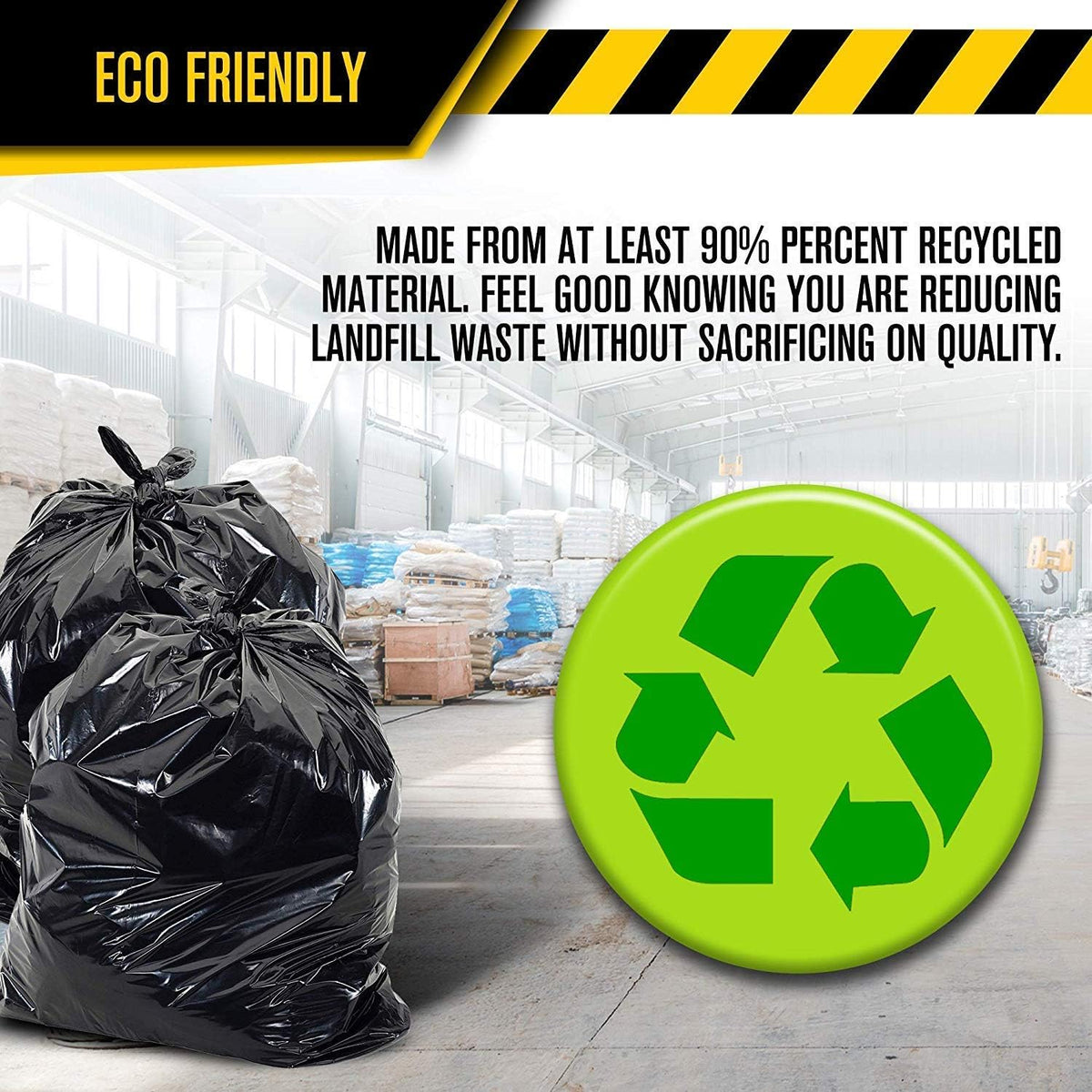 Aluf Plastics 40-45 Gallon Trash Bags (2 MIL - Pack of 50) 40" x 46" - Large Heavy Duty Can Liners