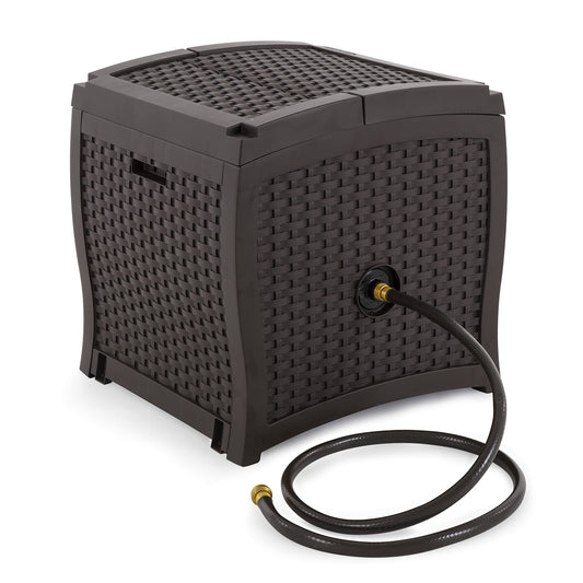 Suncast Hose Reel with Smart Trak Hose Guide, Water-Tight Connection, Durable Resin Construction