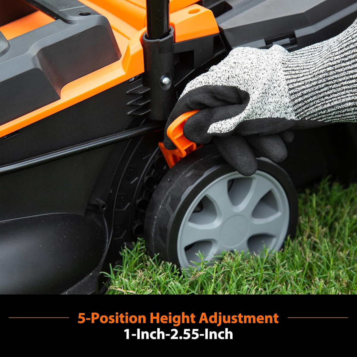 LawnMaster 20VMWGT 24V Max 13-inch Lawn Mower and Grass Trimmer 10-inch Combo with 2x4.0Ah