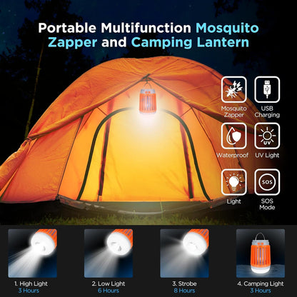 Fuzebug Buzz Blast Pro Mosquito Killer Solar Bug Zapper Outdoor Waterproof and Indoor Buzz Blast