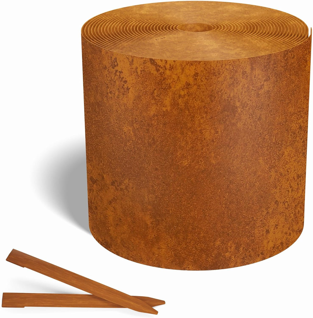 Worth Galvanized Steel Landscape Edging 10" x50' Metal Garden Edging Roll Flexible Bender Border