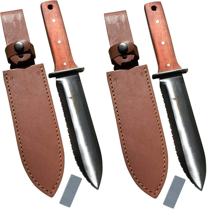 Garden Guru Hori Hori Garden Knife Supreme Set for Weeding, Digging, Pruning, and Cultivating