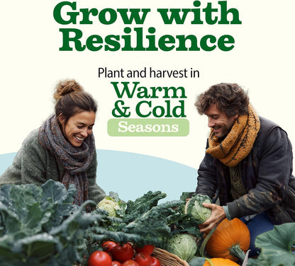 32 Heirloom Vegetable and Fruit Seeds for Planting - 16,000+ Seeds | Non-GMO Survival Seed Vault |