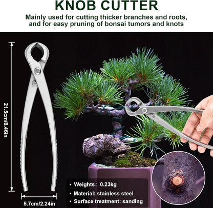 6 PCS Bonsai Pruning Tool Set, 6 Different Roles of Scissors to Meet All the Needs of the Usage