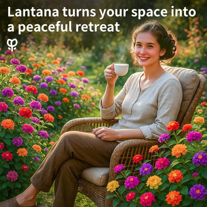 600 Lantana Flower Seeds – Colorful Perennial Seeds | Drought-Tolerant, Easy to Grow &