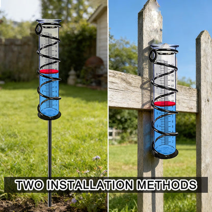 Rain Gauge, Rain Gauge Outdoor, Rain Gauges Outdoors Best Rated for Yard with Stake, Rain Water