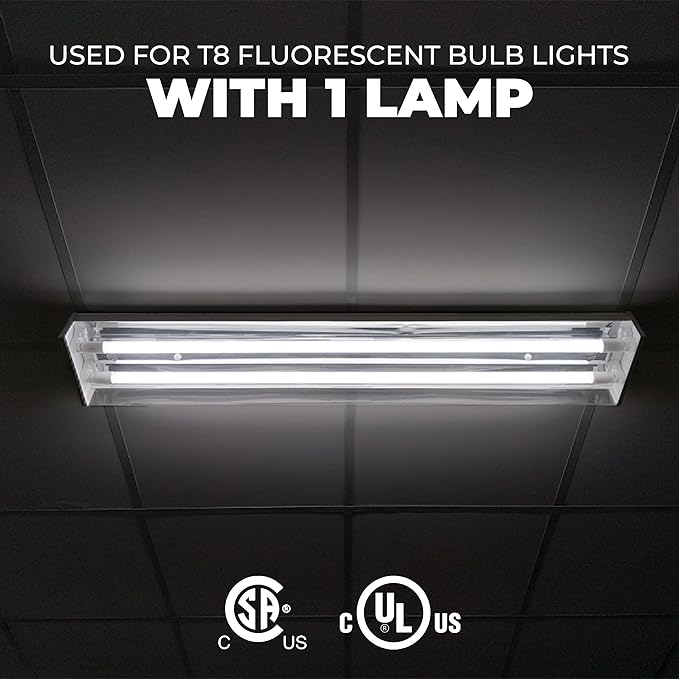 OHLECTRIC Replacement for ICN1P32-SC 1 Lamp - T8 Fluorescent Ballast, Electronic Ballast