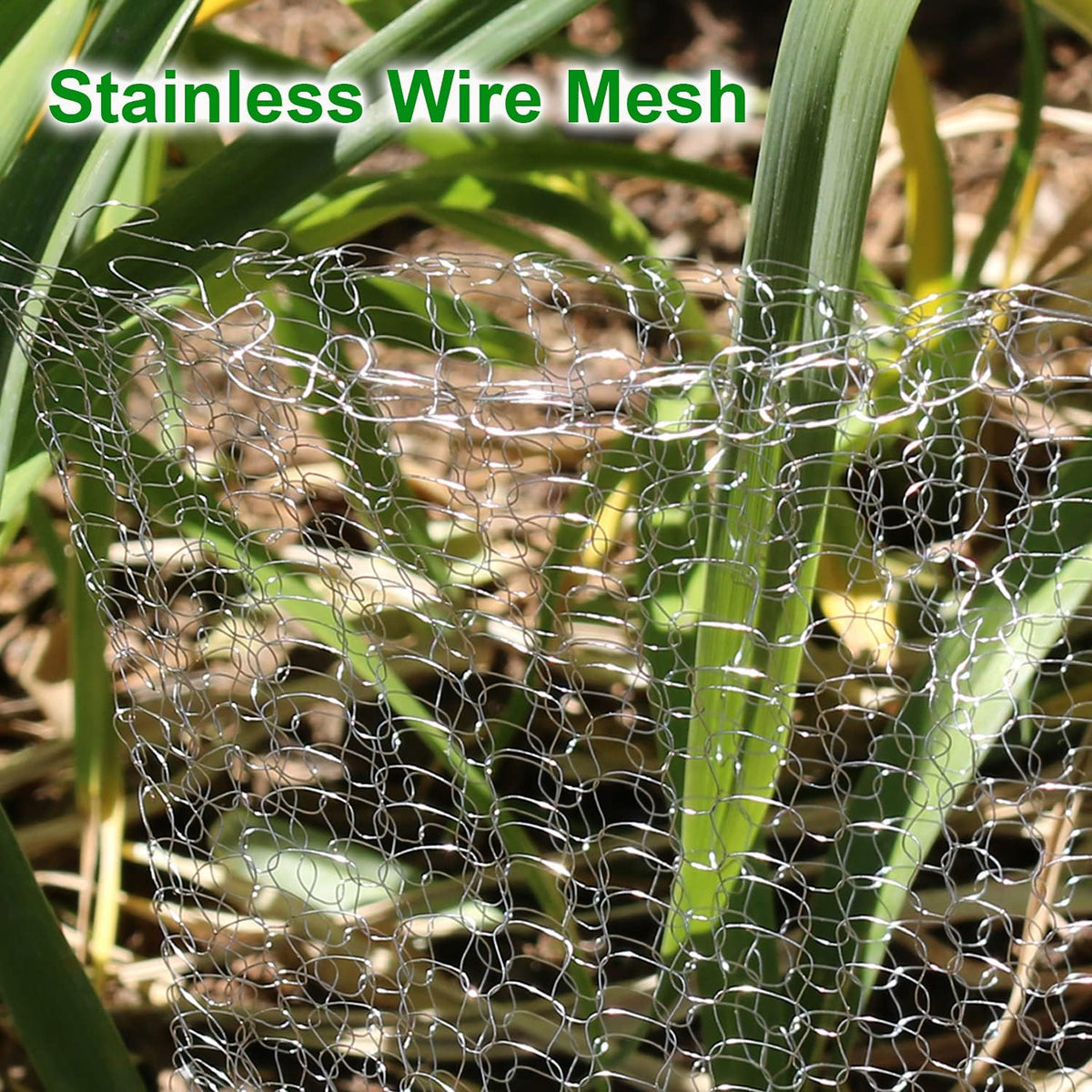GIFTEXPRESS 4pc 5 Gallon Gopher and Vole Wire Baskets, Gopher Wire Mesh Plant Root Protector Gopher