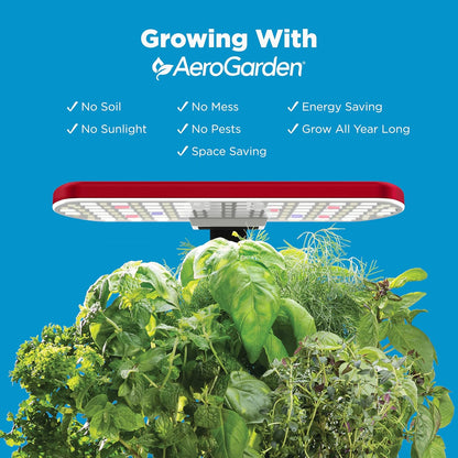 AeroGarden Harvest Lite, Indoor Garden Hydroponic System with LED Grow Light, Holds up to 6