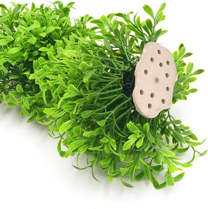 BEGONDIS Aquarium Decorations Fish Tank Artificial Green Water Plants Made of Soft Plastic, Safe