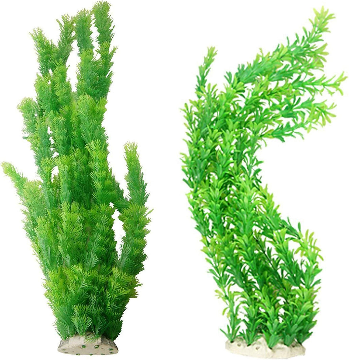 Hamiledyi Aquarium Plants Plastic Decor Fish Tank Green Decorations Plants Ornament Safe for All