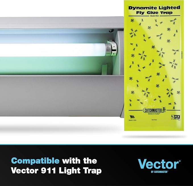 Catchmaster Pro Series Flying Insect Light Trap Replacement Board 5-PK, UV Light Fly Trap Refill