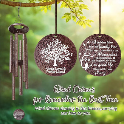 Memorial Gifts for Loss of Love one, 25''Memorial Wind Chimes of Sympathy Gifts for Loss of Love