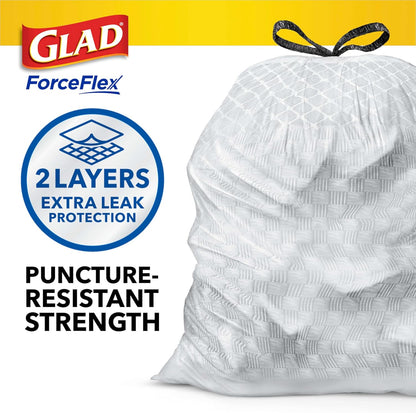 Glad ForceFlex Tall Kitchen Trash Bags, 13 Gal, Gain Original with Febreze, 80 Ct (Pack May Vary)