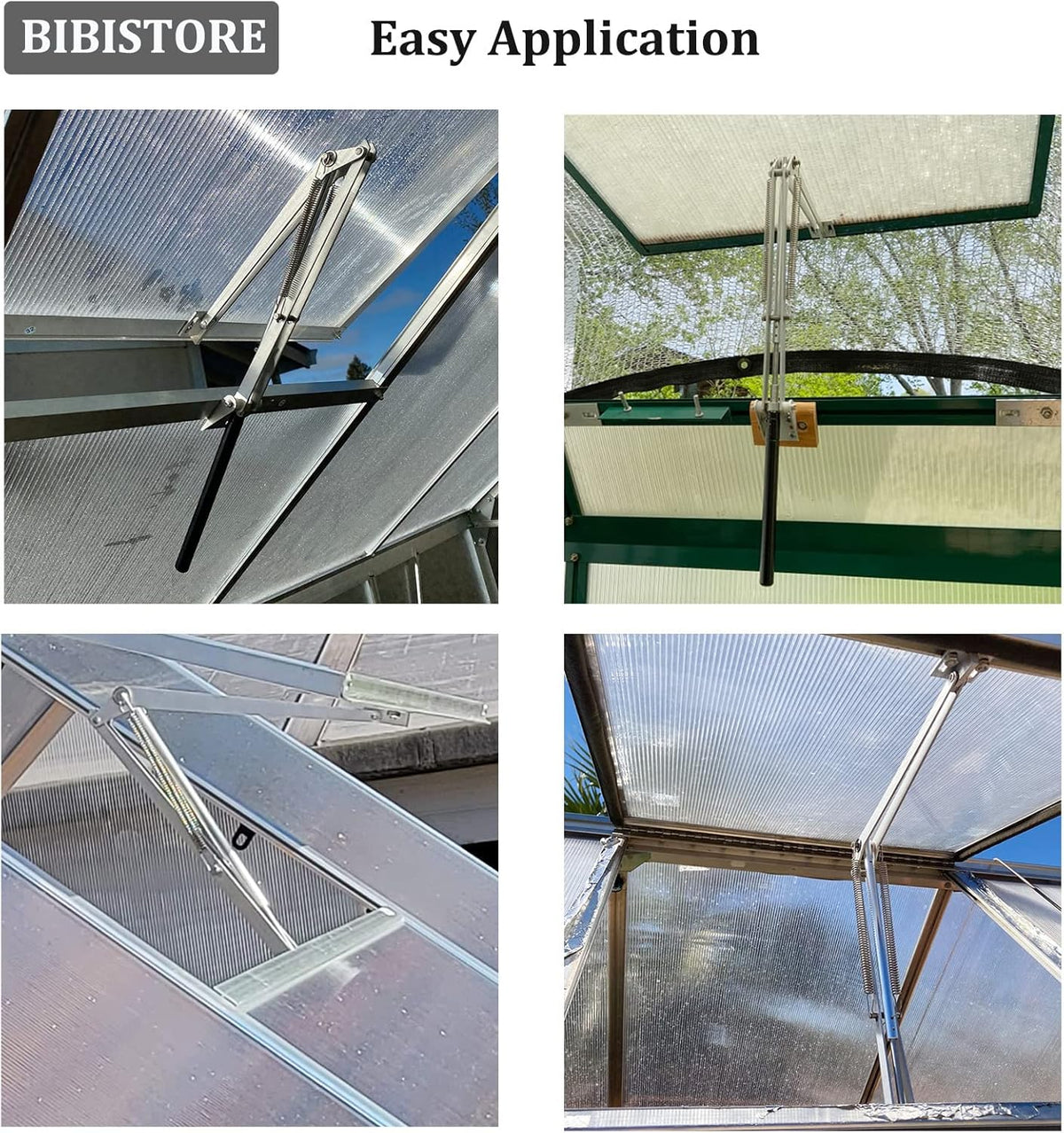 BIBISTORE Solar Heat Sensitive Automatic Greenhouse Window Opener Hothouse Vent Openers Auto Vent