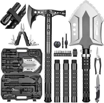 Camping Shovel Axe Outdoor Survival Shovel Set with High Carbon Steel Camping Gear for Men Outdoor