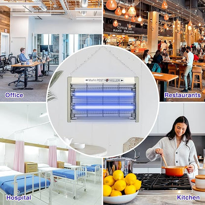 mafiti Bug Zapper Fly Traps Indoor Hanging Electric Mosquito Killer 3500V Gnats Fruit Trap for Home