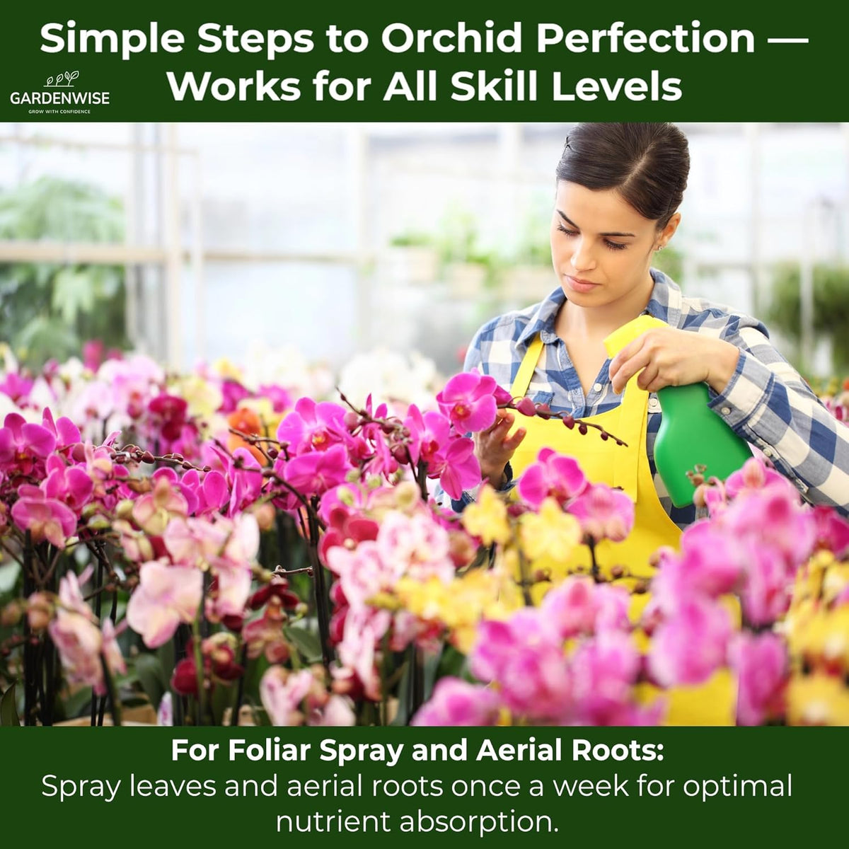Premium Orchid Plant Food Mist – Orchid Fertilizer Spray – Orchid Food Fertilizer for Blooming