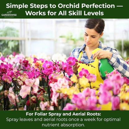 Premium Orchid Plant Food Mist – Orchid Fertilizer Spray – Orchid Food Fertilizer for Blooming