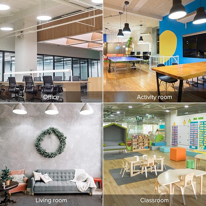 SANSI 300W Equivalent A19 LED Light Bulb, 4500 Lumens 5000K Daylight Light Bulbs, Non-Dimmable E26