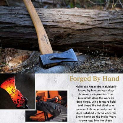 1844 Helko Werk Germany Traditional Spaltaxt - German Splitting Axe, Made in Germany Wood Splitter