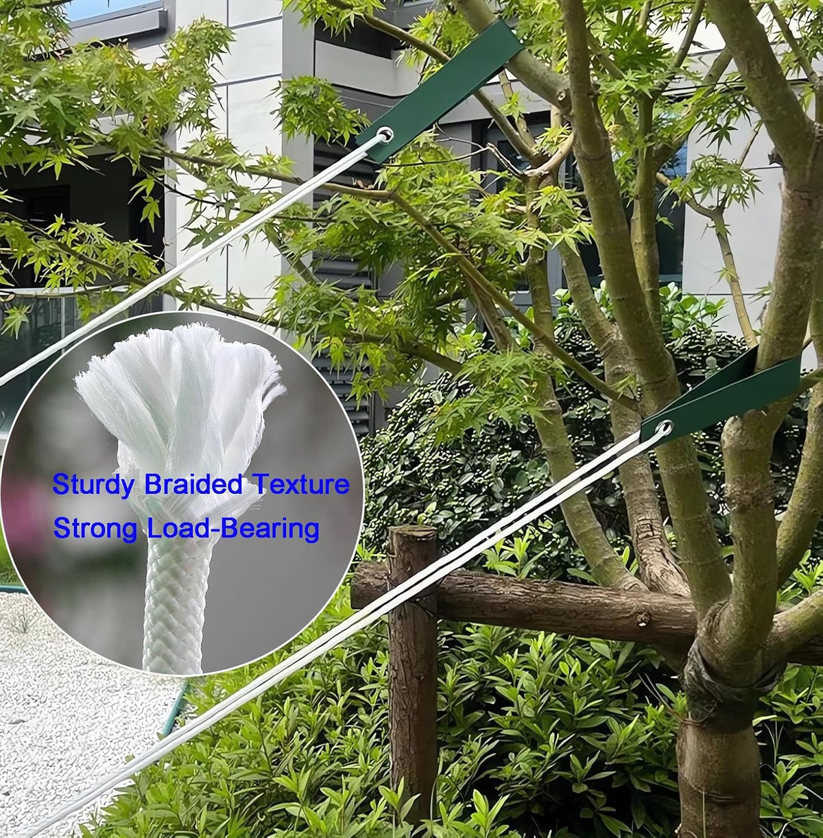 Heavy Duty Tree Stake Kits Steel Tree Stakes and Supports for Young Trees Against Bad Weather