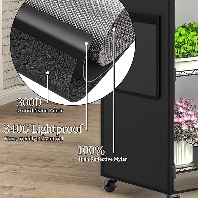 Small Greenhouse for Indoors, 5 Tier 23.1" L×13.2" W×61.2" H mini Greenhouse Outdoor, Indoor