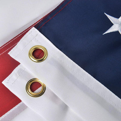 American Flag 3x5 Outdoor, US Flag/USA Flag with 300D Oxford Polyester, Sewn Stripes, Brass
