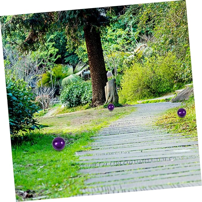 ibasenice Garden Reflection Ball Outdoor Decorative Spheres Polishing Reflective Ball for Landscape