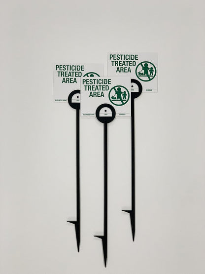 Lawn Treatment Application Stakes & NEW JERSEY Signs (Premium Style Stakes / 500 pc. Pack)