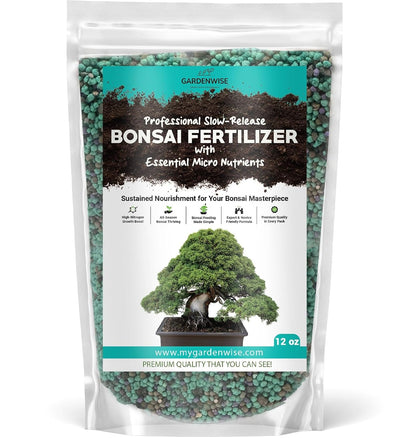 Slow-Release Bonsai Fertilizer with Essential Micronutrients - Professional Grade Bonsai Tree